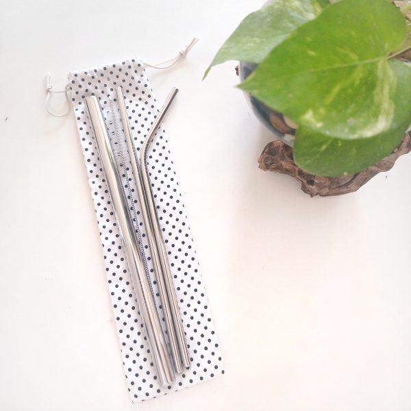 Straw Kit in Polkadot
