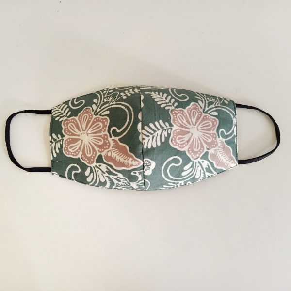 Masker Batik Bunga Tosca