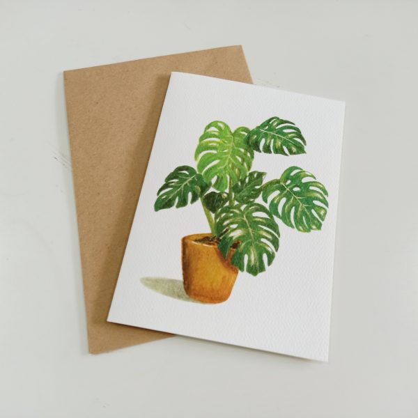 A Big Monstera Card